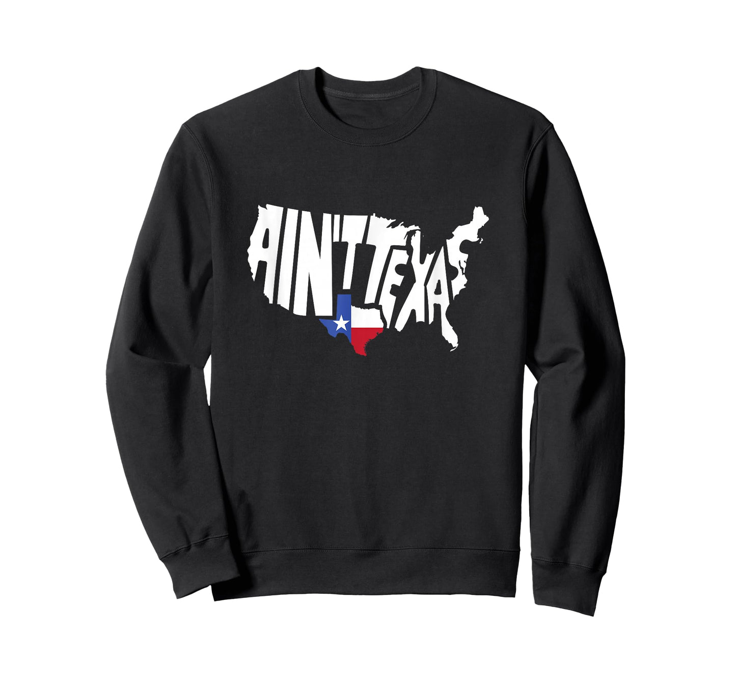 Funny Aint Texas USA Map Proud Texan T-Shirt Small