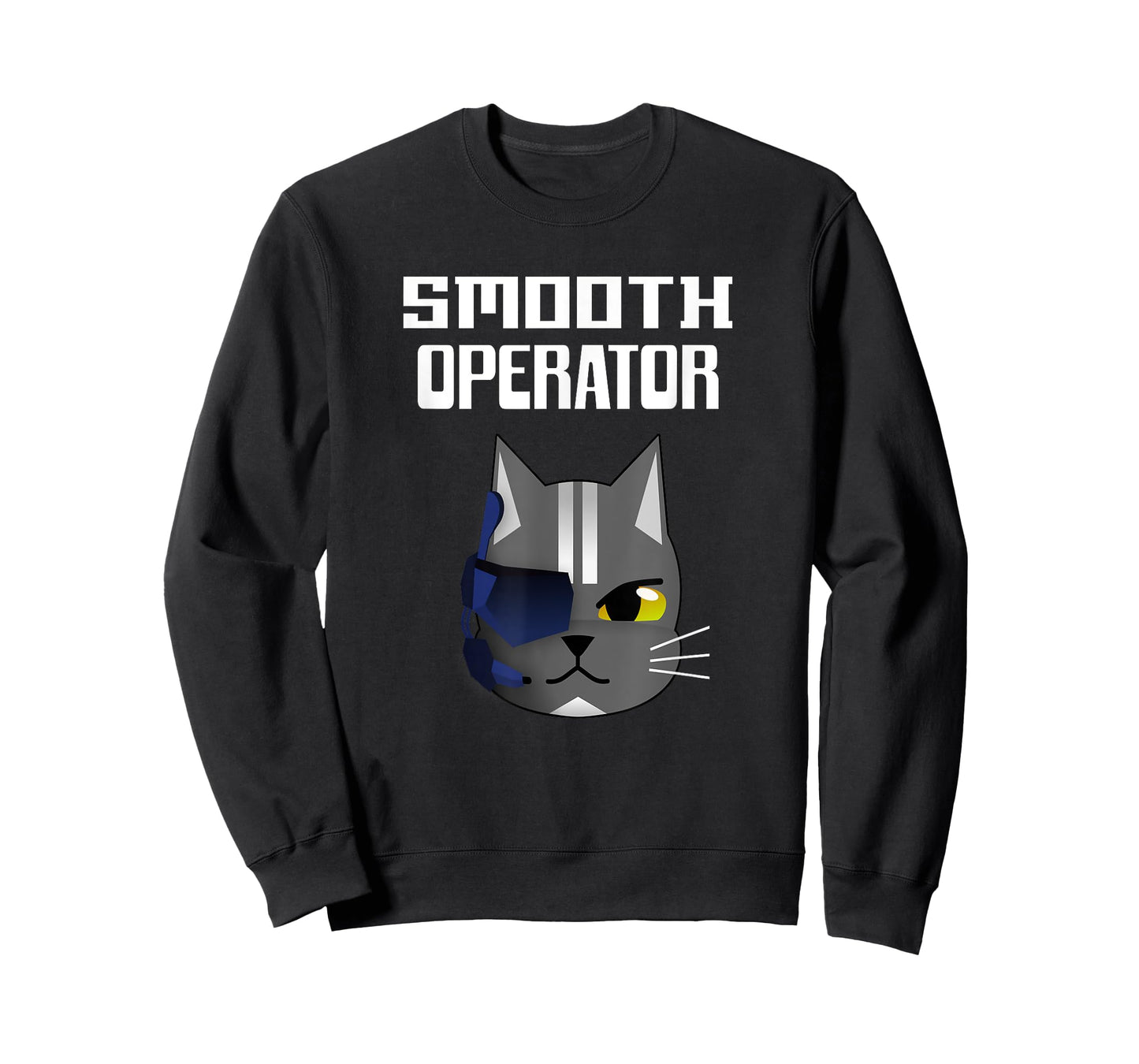 Funny Cat t-shirt; Smooth Operator Cat Shirt for Cat Lovers T-Shirt for Men Women Kids