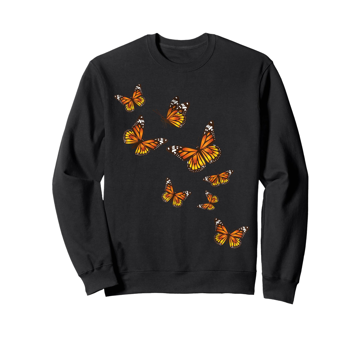 Flying Butterflies - Butterfly Lover Gardener Entomologist T-Shirt Small
