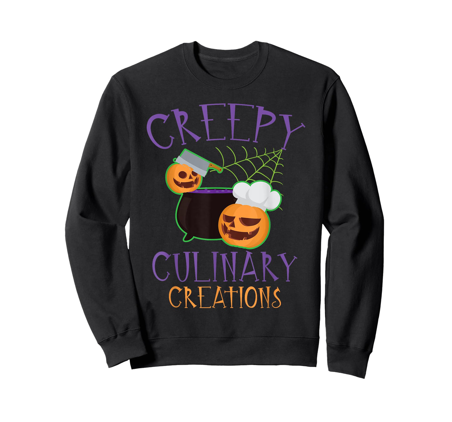 Creepy Culinary Creations Spooky Cooking Chef Halloween T-Shirt