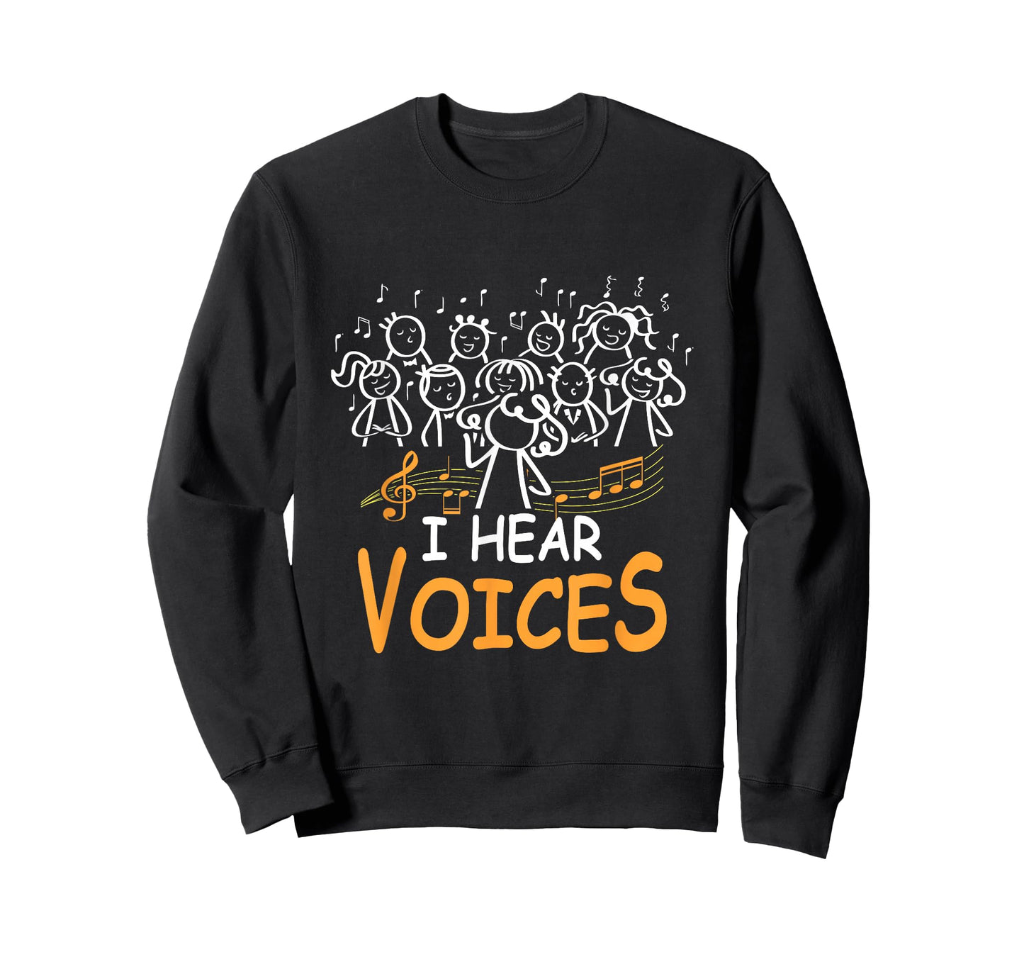 Choir Teacher I Hear Voices Chorister Church Choral Music T-Shirt