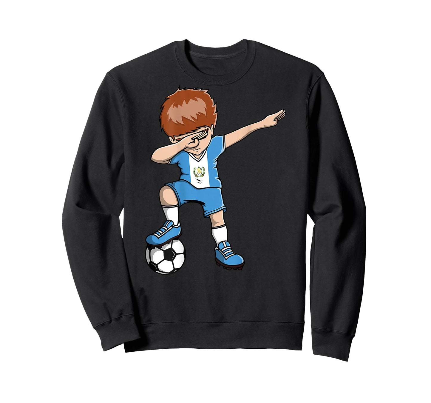 Dabbing Soccer Boy Guatemala Jersey Guatemalan Football Fans T-Shirt
