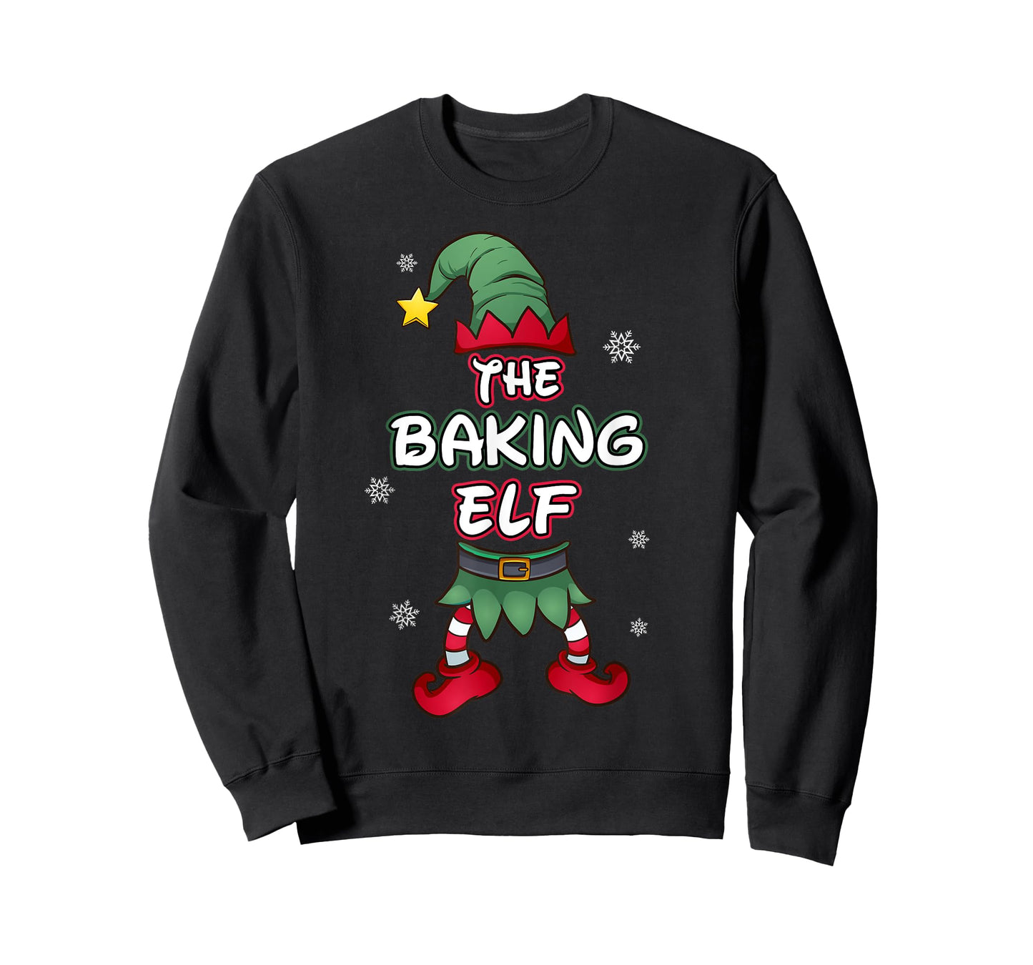 Baking Elf christmas pajamas pjs matching family group T-Shirt