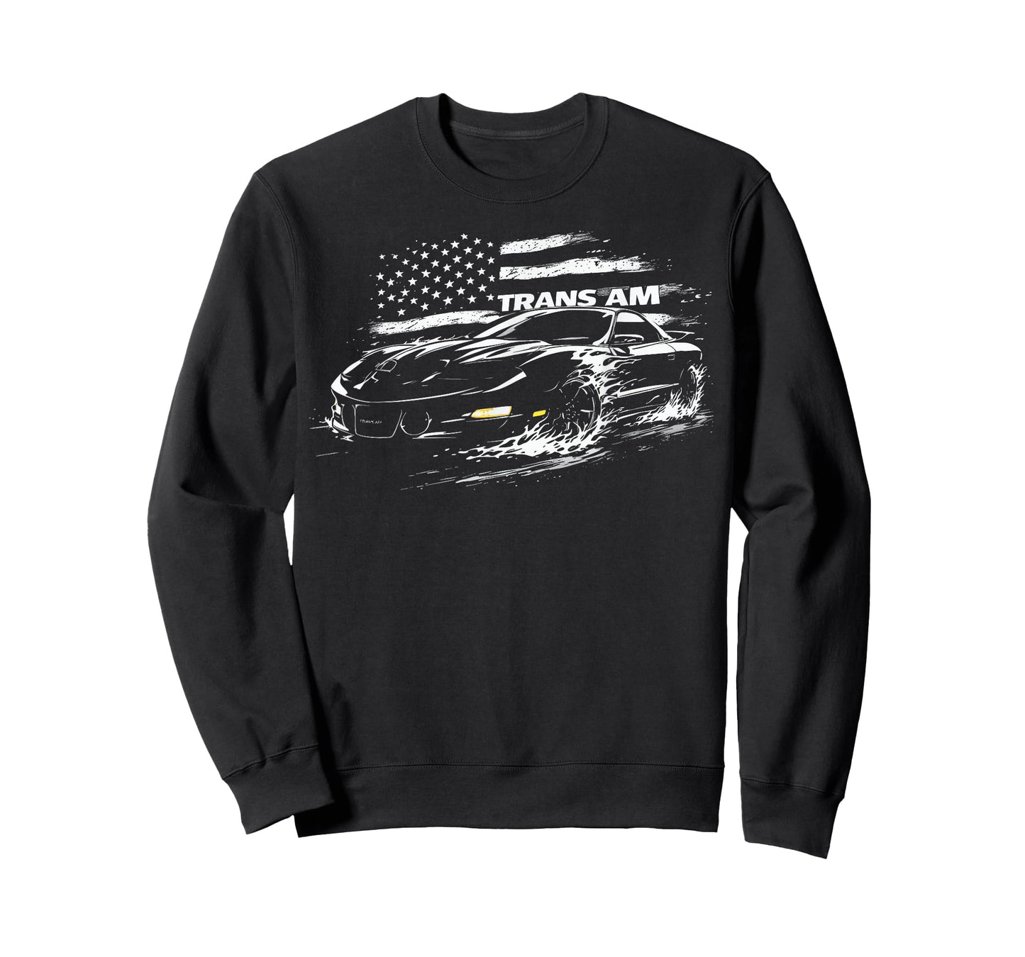 1998 Trans Am Classic Car with Flag Patriotic Trans Am Car T-Shirt