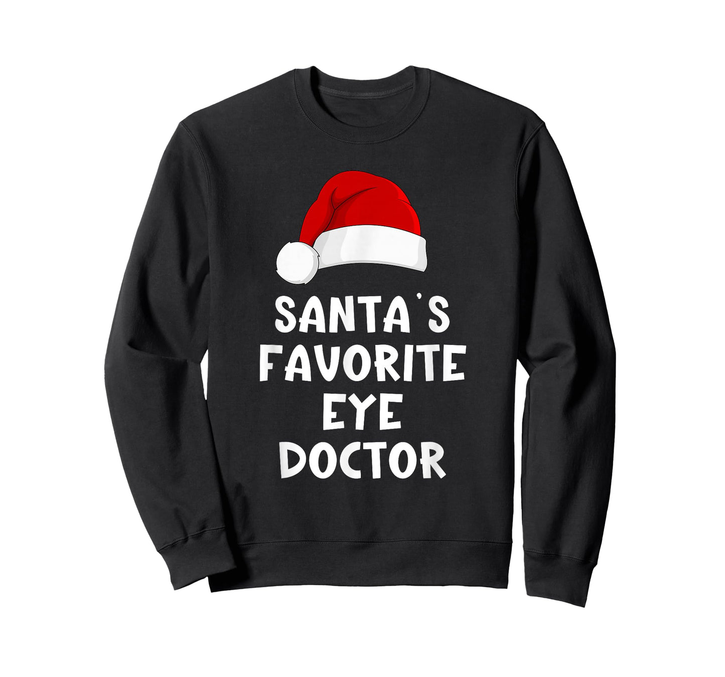 Christmas Santa's Favorite Eye Doctor Funny Xmas Pajama T-Shirt