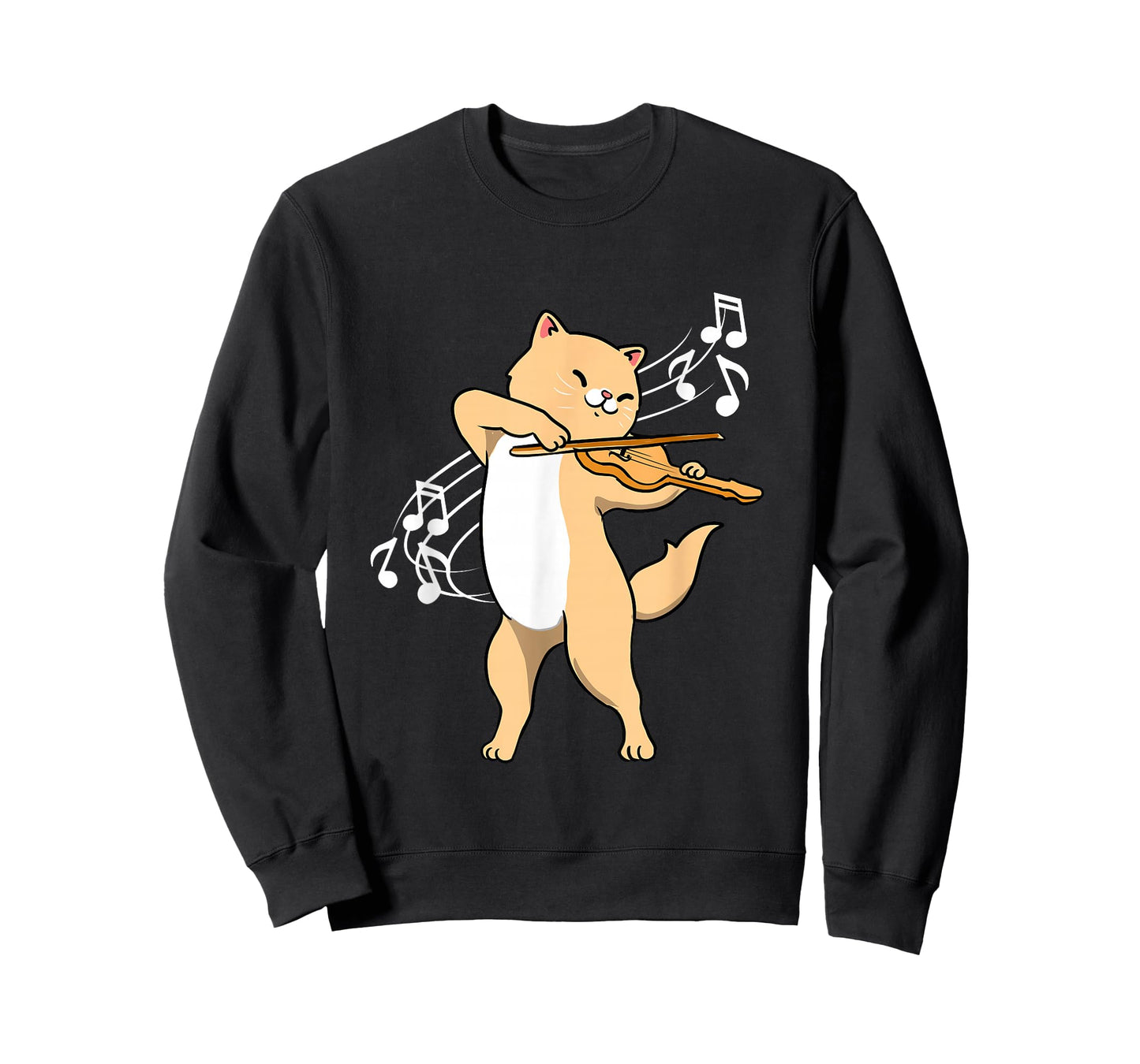 Cat Playing Violin Violinist T-Shirt