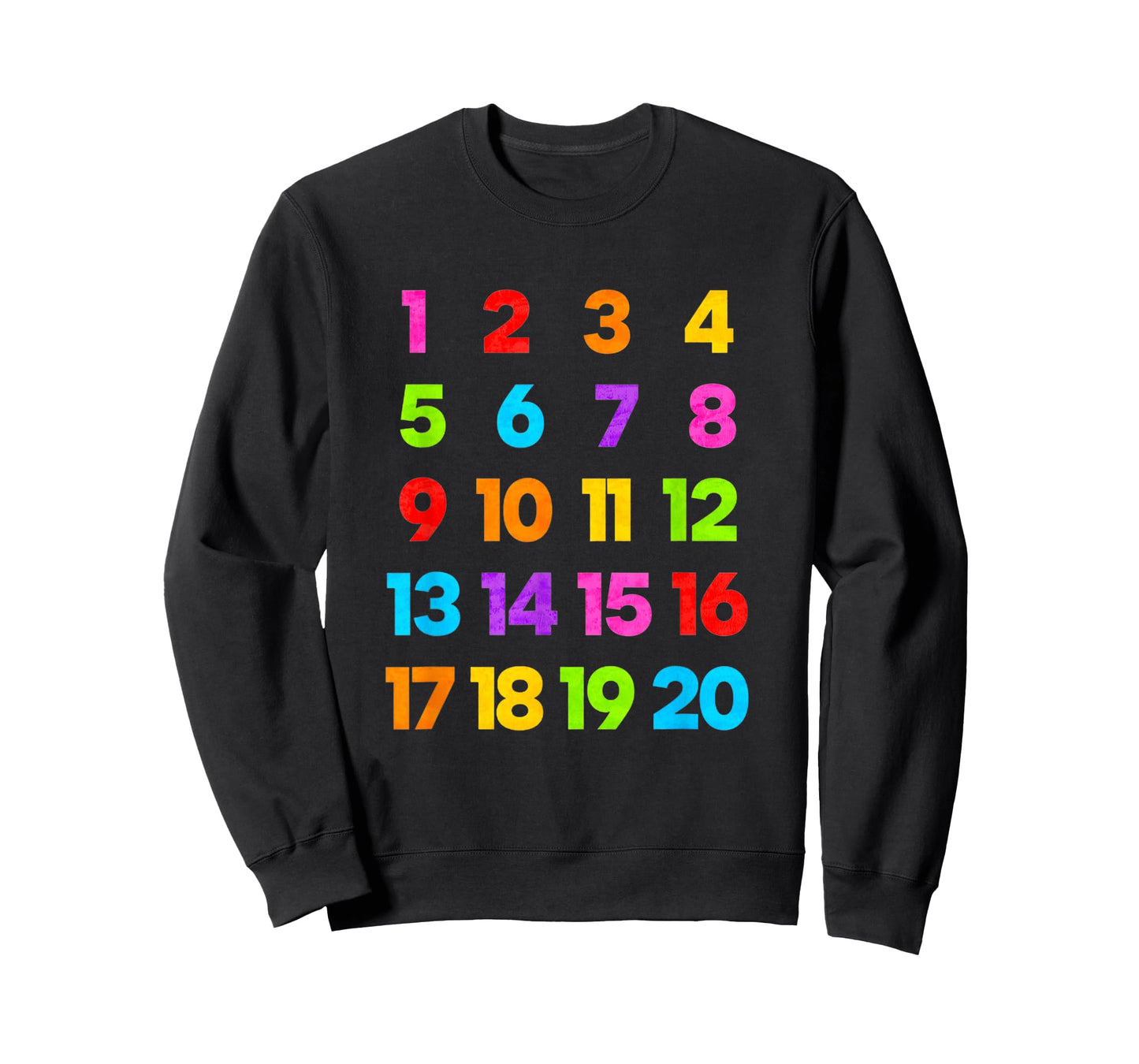 Counting 1-10 Learn to Count Number School Kids Teacher T-Shirt
