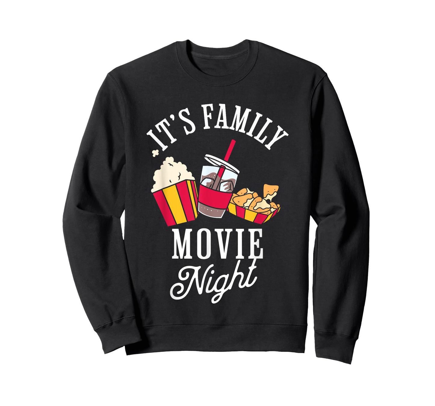 Family Movie Night Cinema Popcorn Film Movie Lover T-Shirt