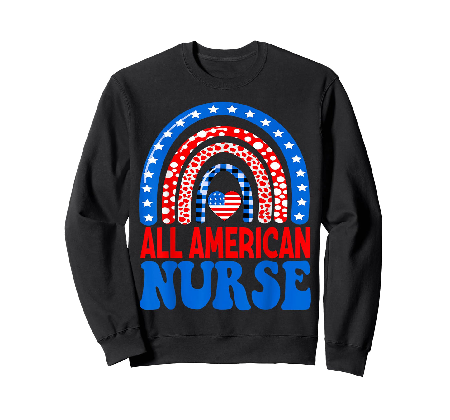 All American Nurse 4th of July RN Independence Day Nursing Women Men T-Shirt