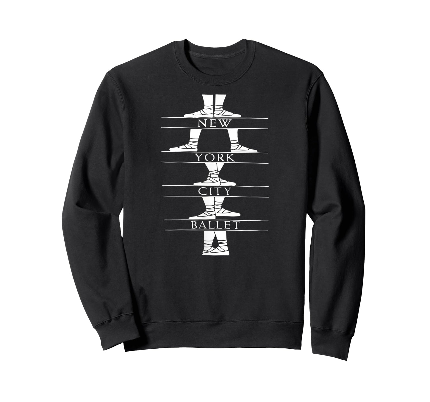 New York Vintage Retro Style Design Ballet Dancing for Women T-Shirt