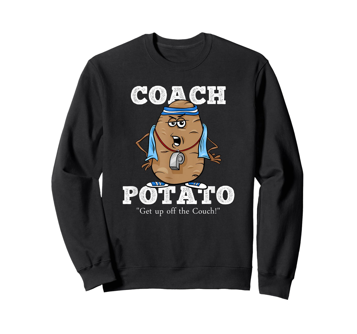 Coach Potato! Get up the Couch! Funny Tater Pun T-Shirt