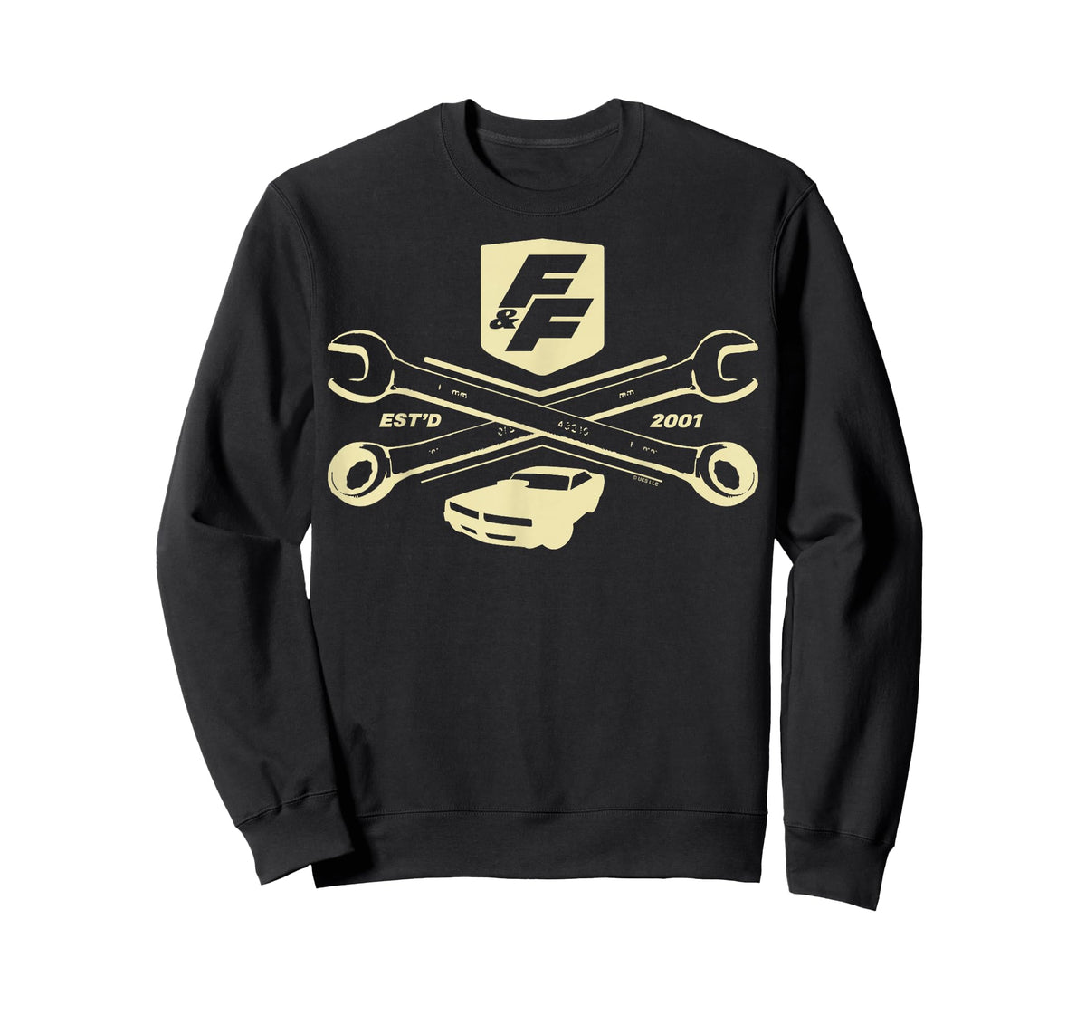 Fast & Furious EST'D 2001 Crossed Wrench Logo T-Shirt
