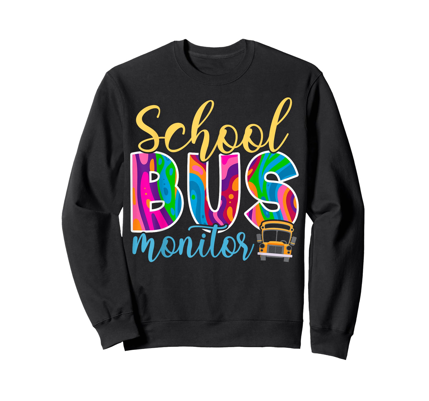 Cute School Bus Monitor T-Shirt