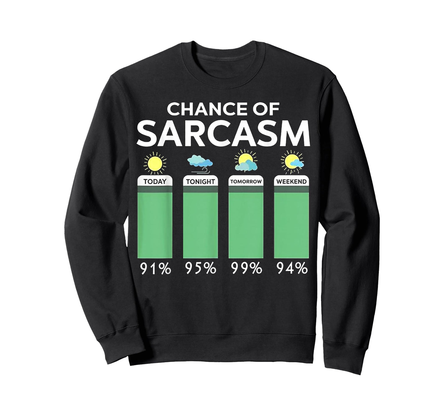Chance Of Sarcasm Weather T-Shirt