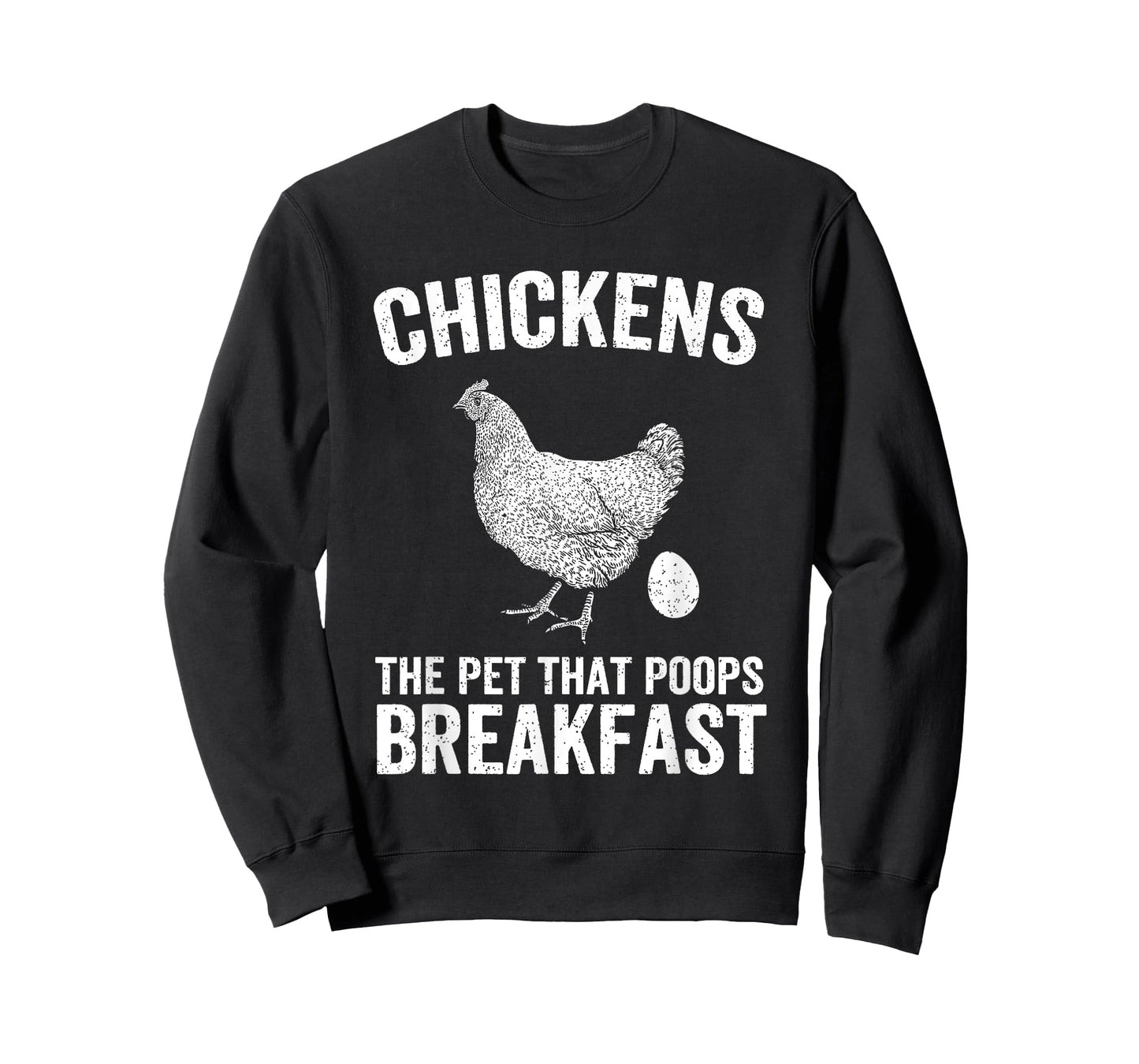 Chickens The Pet That Poops Breakfast Chicken Funny Farmer T-Shirt