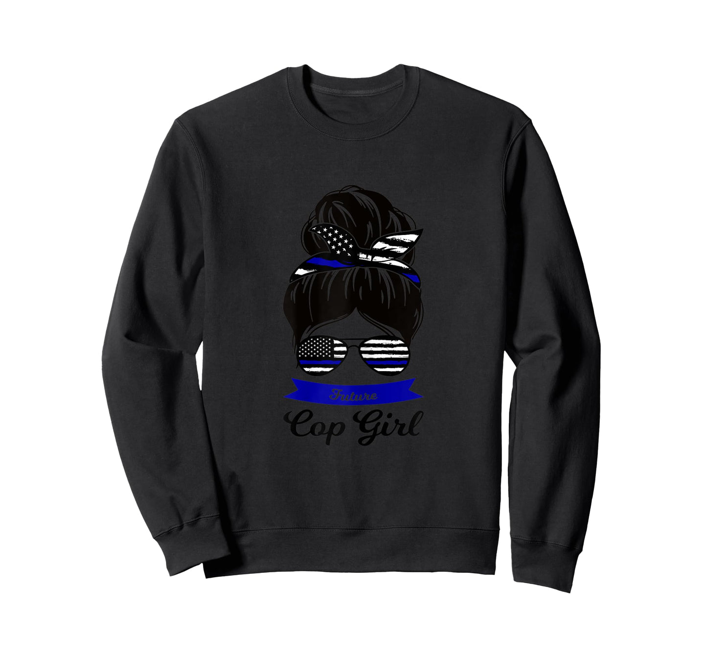Womens future cop girl cop police T-Shirt