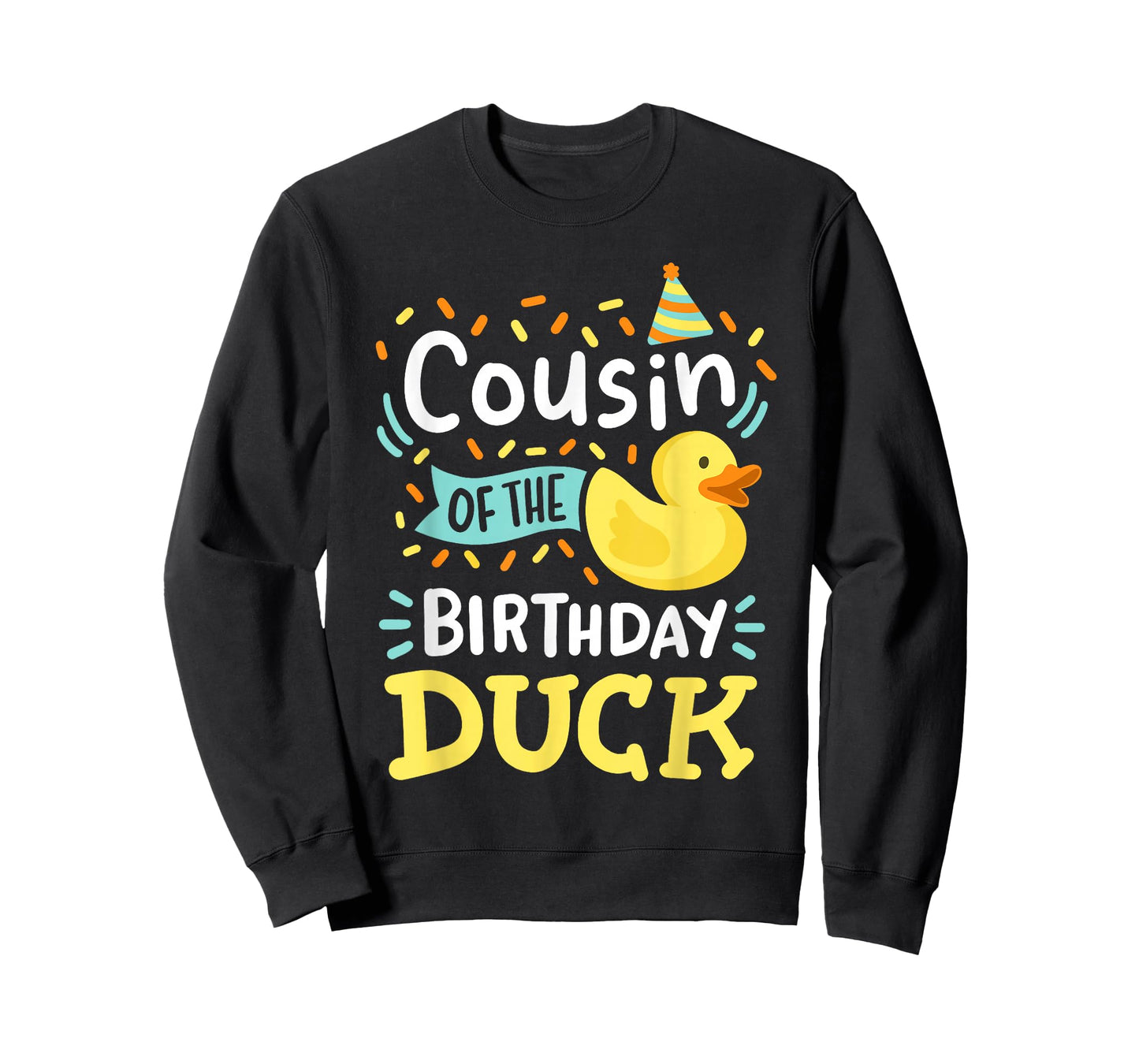 Cousin Of The Birthday Duck Boy Rubber Duck Bday Family T-Shirt