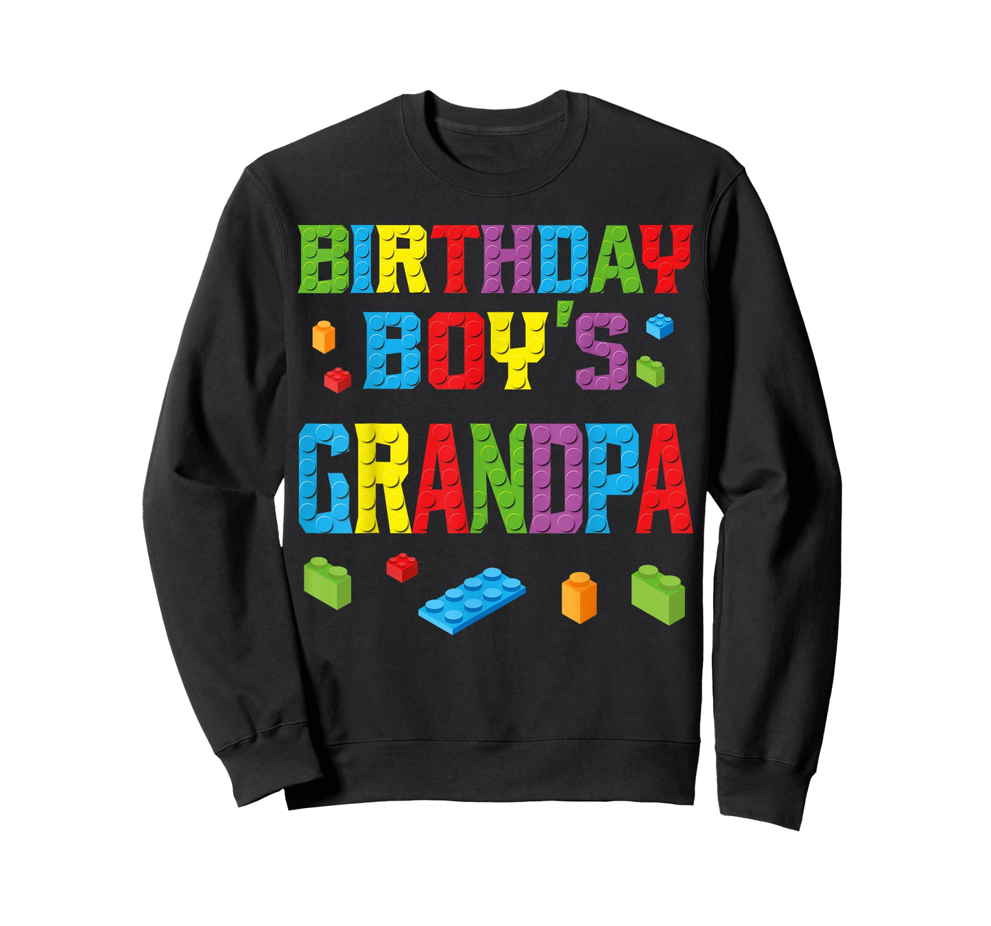 Master Builder Birthday Boy's Grandpa Building Bricks Blocks T-Shirt