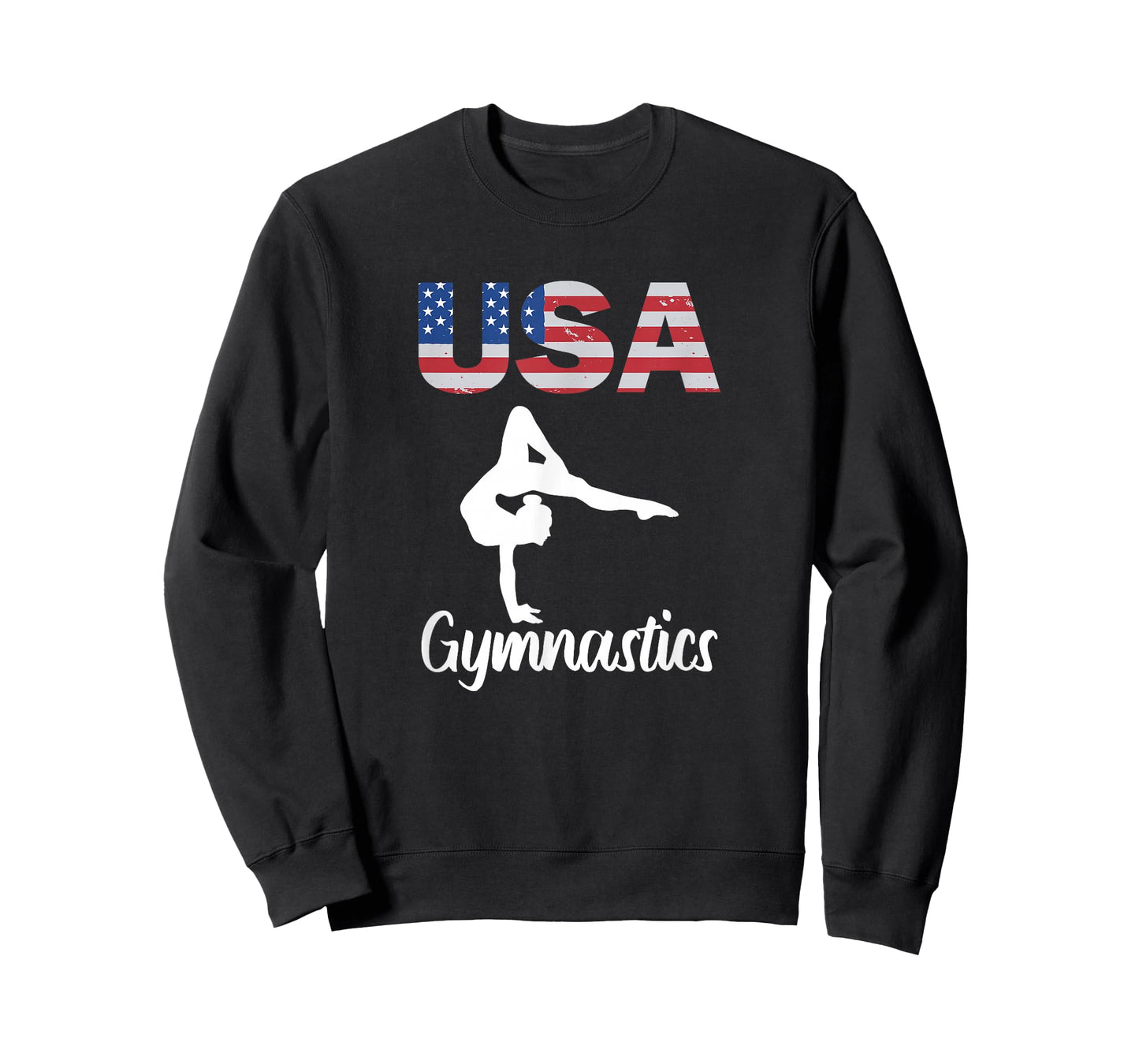 USA American Flag Gymnastics Tee Gymnast 4th of July T-Shirt