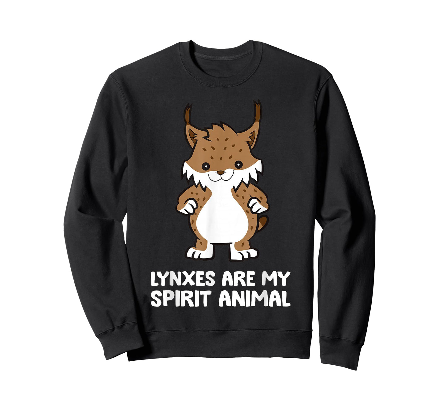 Lynxes Are My Spirit Animal Funny Lynx Cat T-Shirt