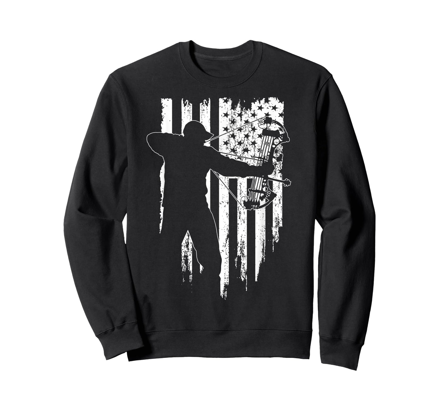 American Flag - Hunt Archery Bowhunting Compound Bow Hunting Women Men T-Shirt
