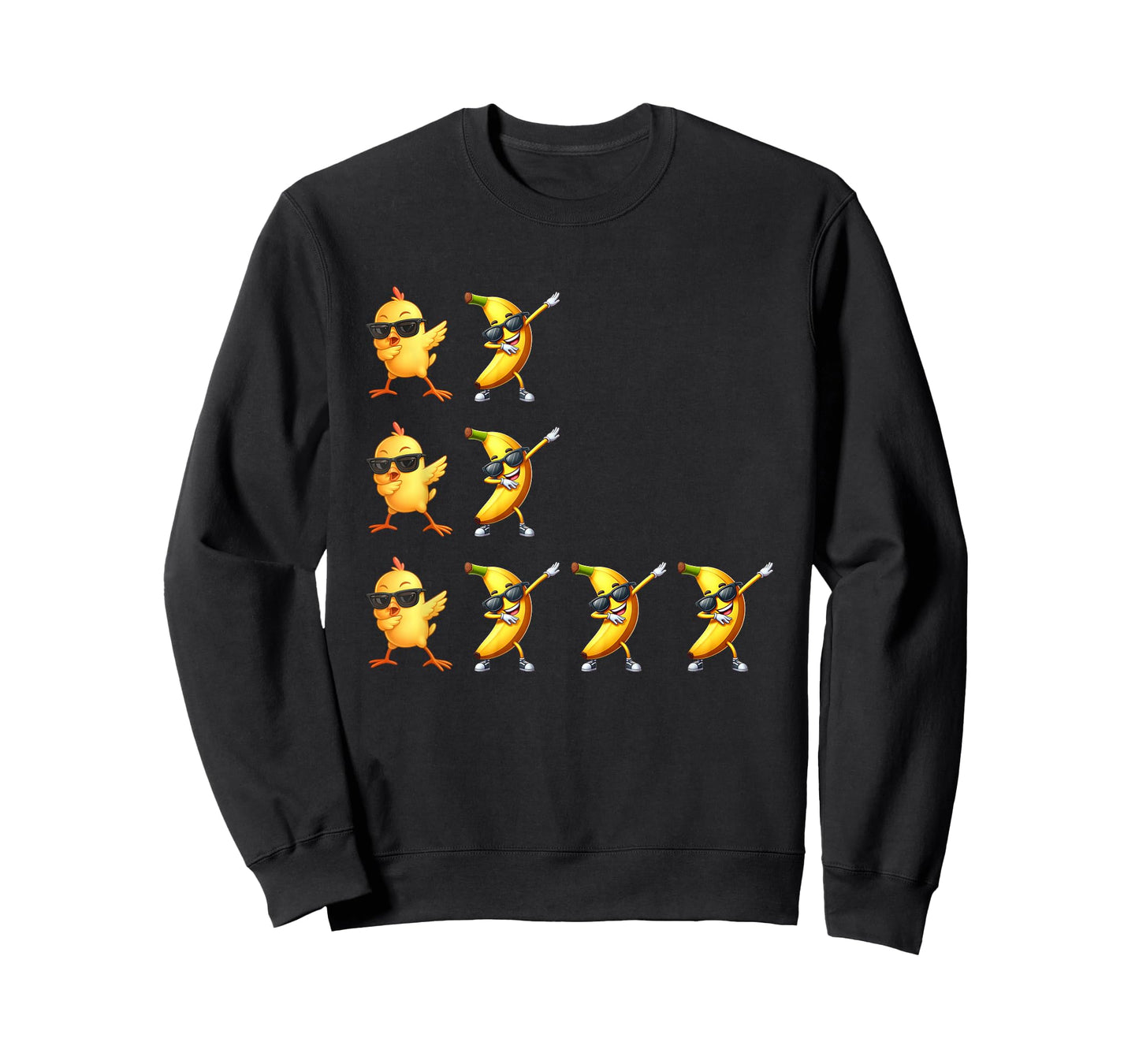 Funny Chicken Banana For Men Women Teens Kids T-Shirt