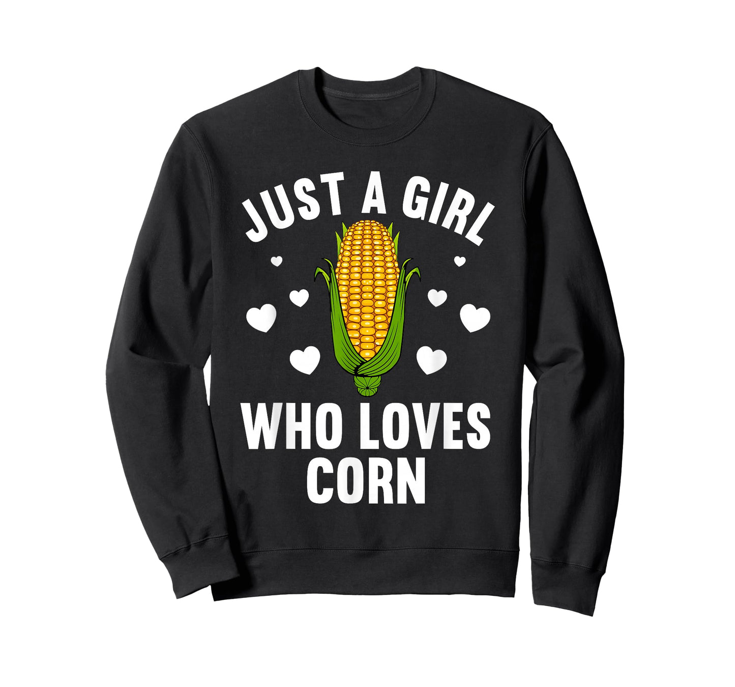 Cute Corn Art For Women Girls Kids Kernel Corn Cob Lovers T-Shirt