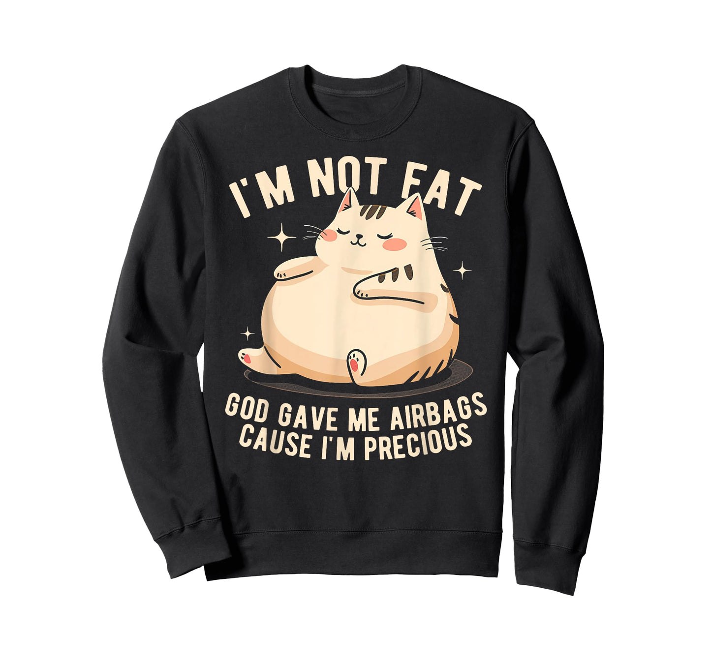 I'm Not Fat God Gave Me Airbags Funny Fat-Cat Precious T-Shirt