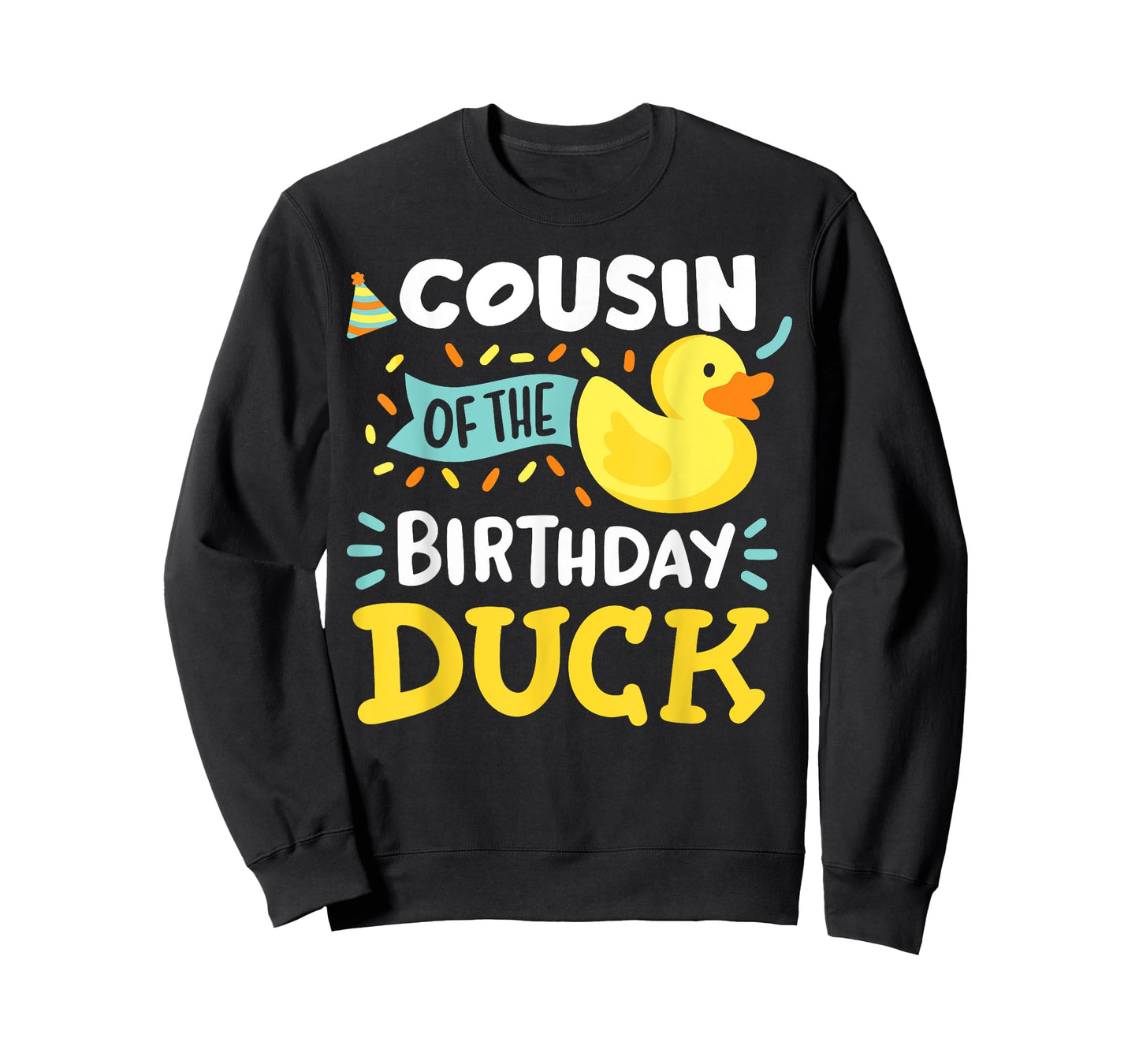 Cousin Of The Birthday Duck Boy Rubber Duck Bday Family T-Shirt