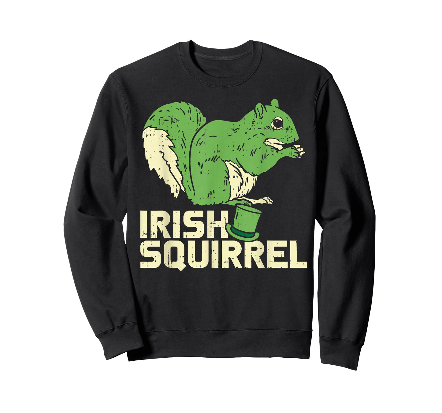 Green Irish Squirrel Cute St Patricks Day Animal Lover Gift T-Shirt