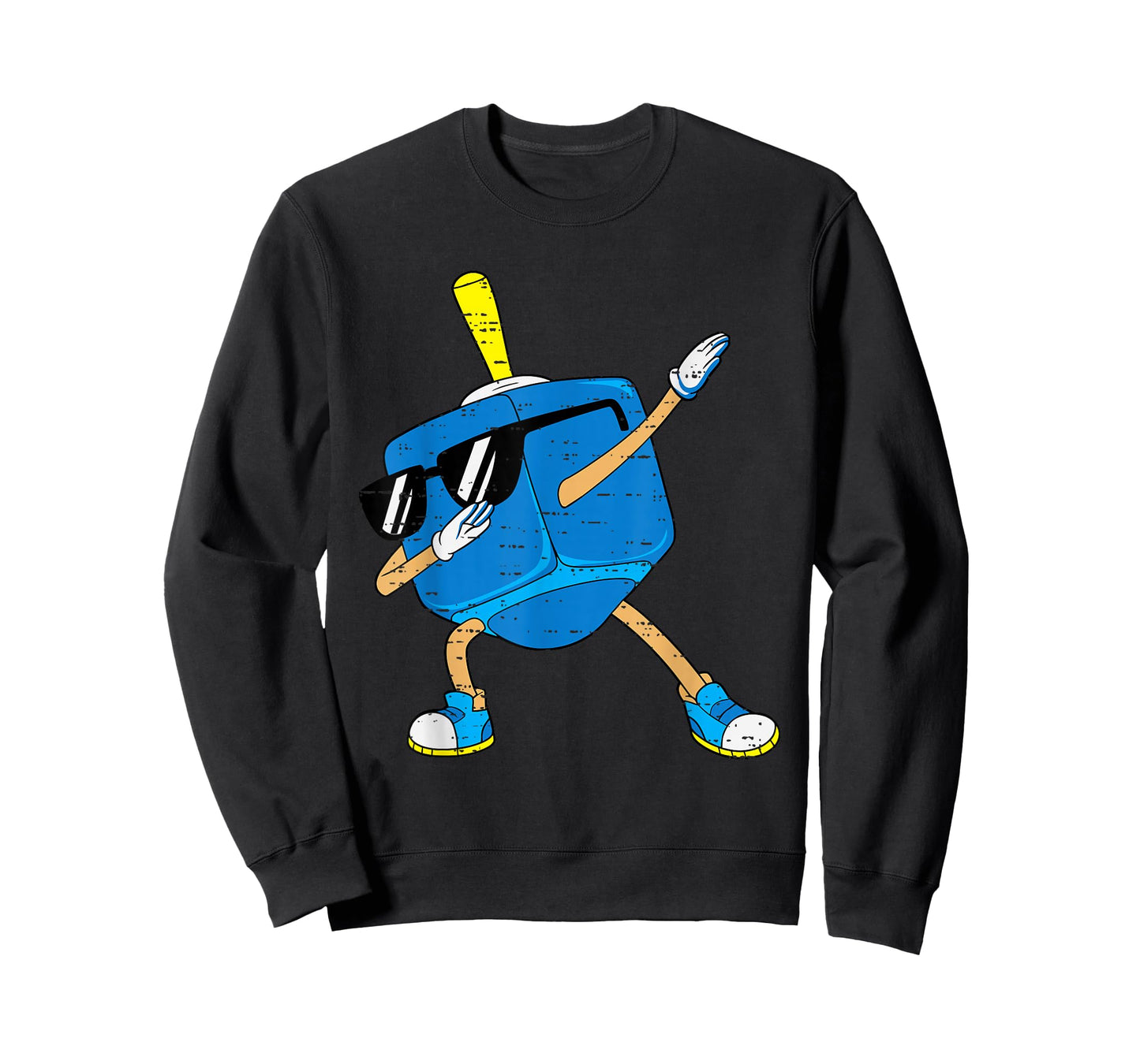 Dabbing Dreidel Hanukkah Dancing Chanukah Toddler Boys Kids T-Shirt
