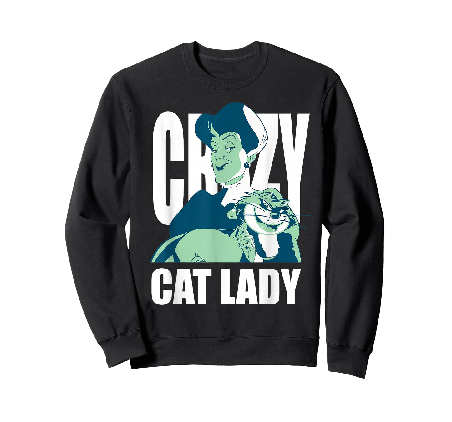 Disney Cinderella Lady Tremaine Lucifer Crazy Cat Lady T-Shirt