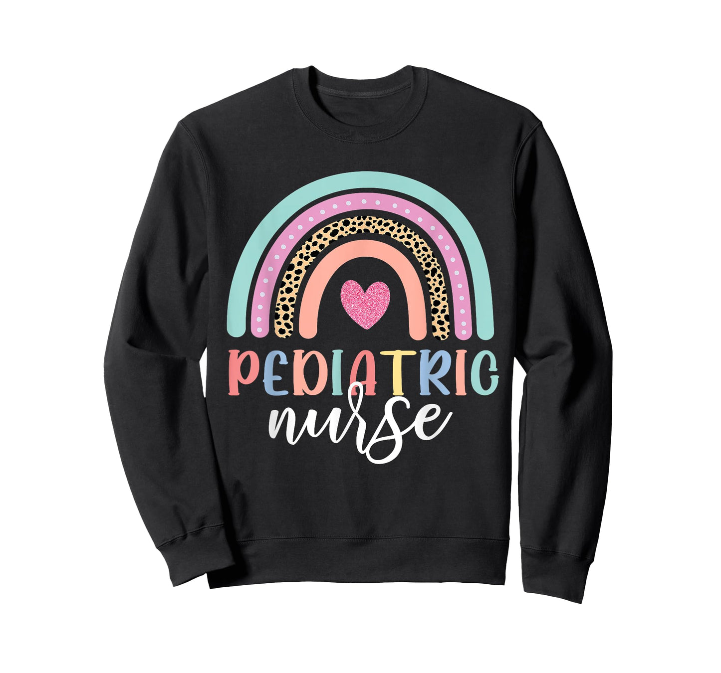Cute Pediatric Nure Peds Nurse Nursing School Team Rainbow T-Shirt