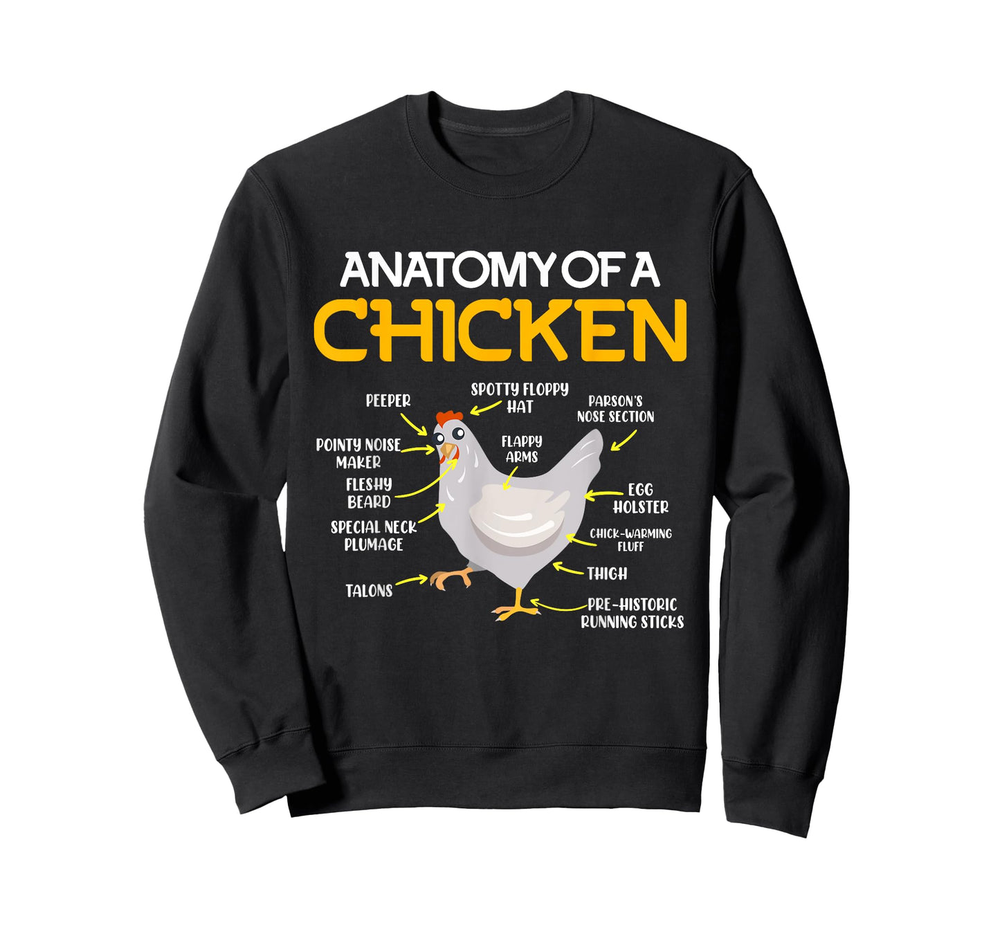 Anatomy of a Chicken Farmers Chicken Coop T-Shirt