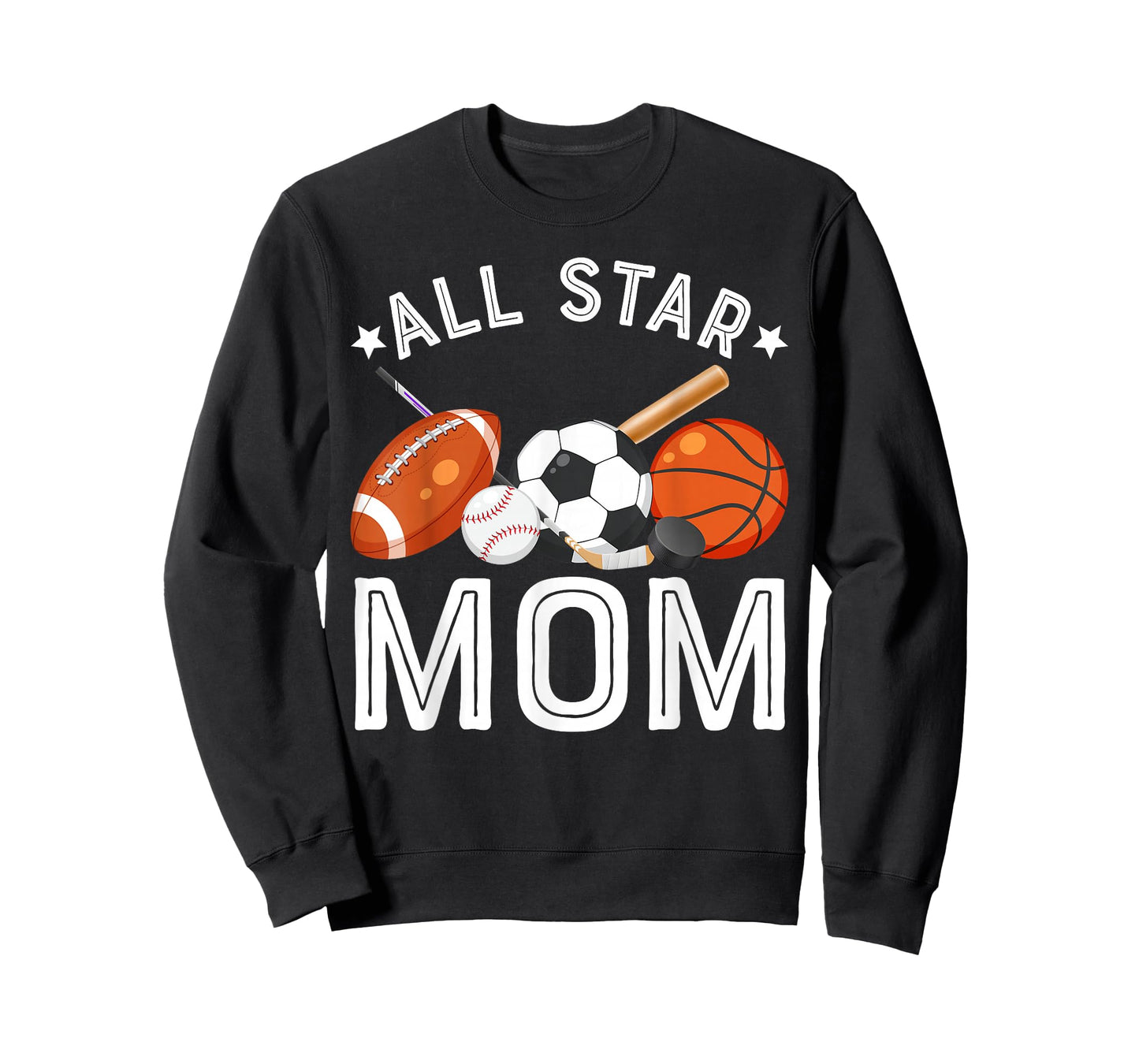 All Star Mom Of The Birthday Boy Basketball Soccer Sport T-Shirt