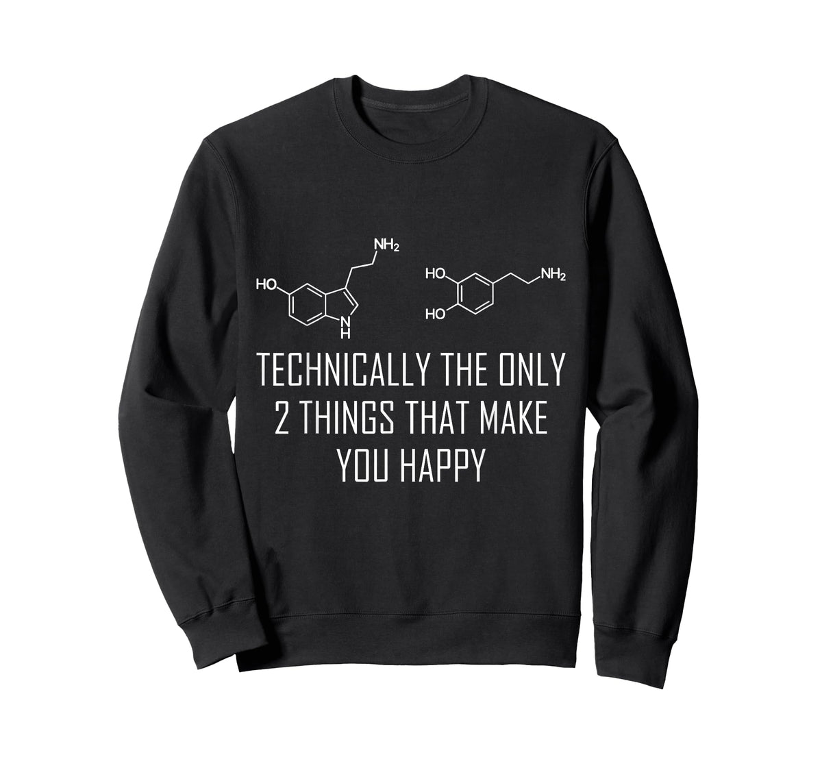 Psychology Serotonin Dopamine Chemical Formula Psychologist T-Shirt