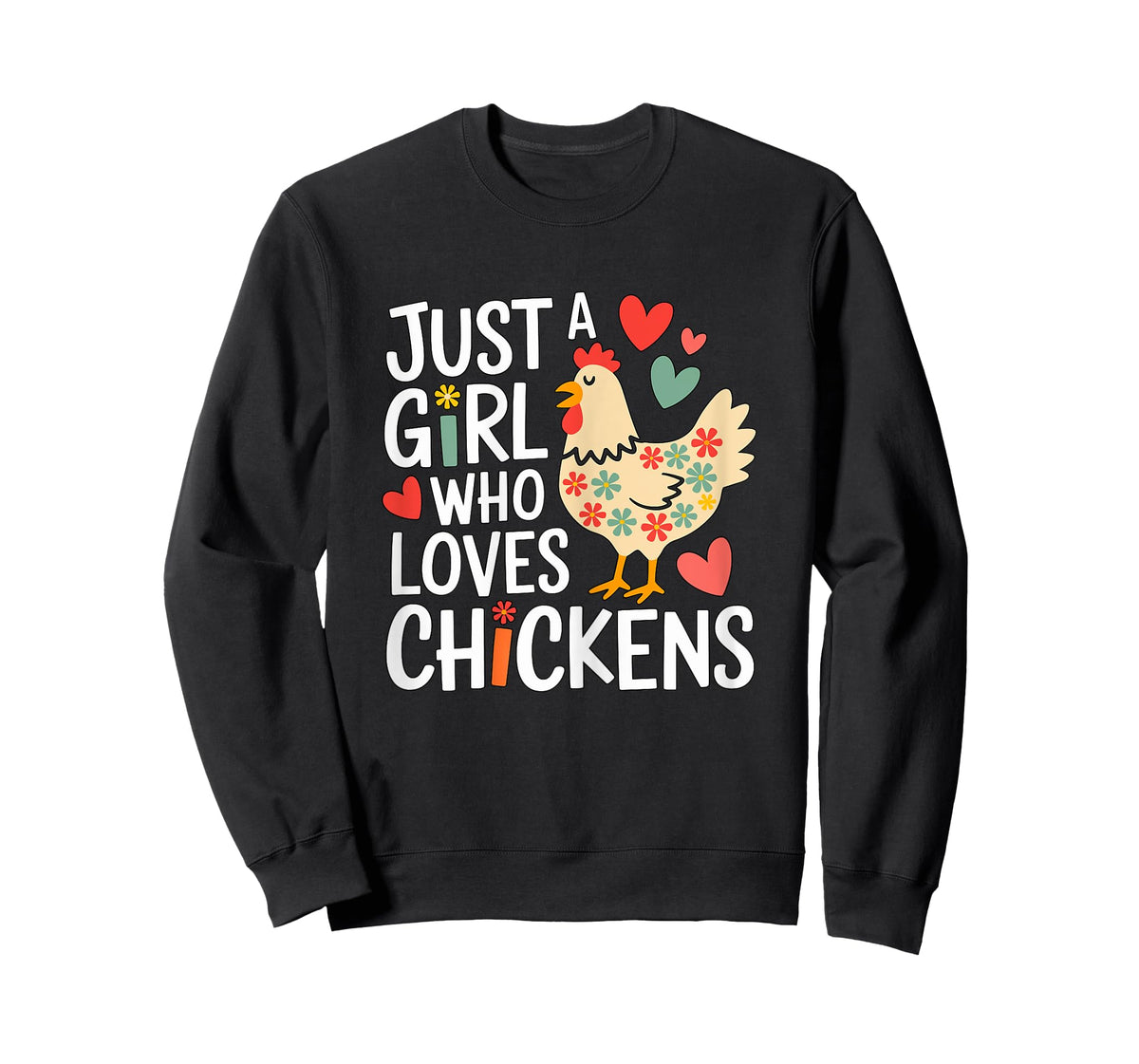 Just a Girl who loves Chickens Farmer Girl T-Shirt