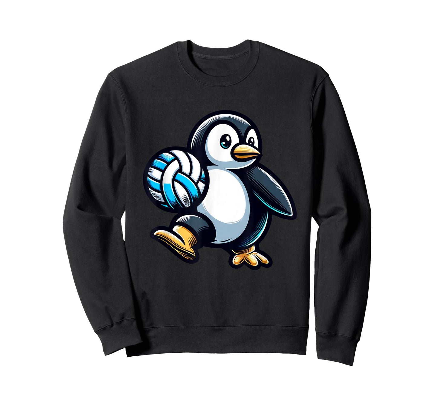 Adorable Penguin Volleyball Design Fun T-Shirt