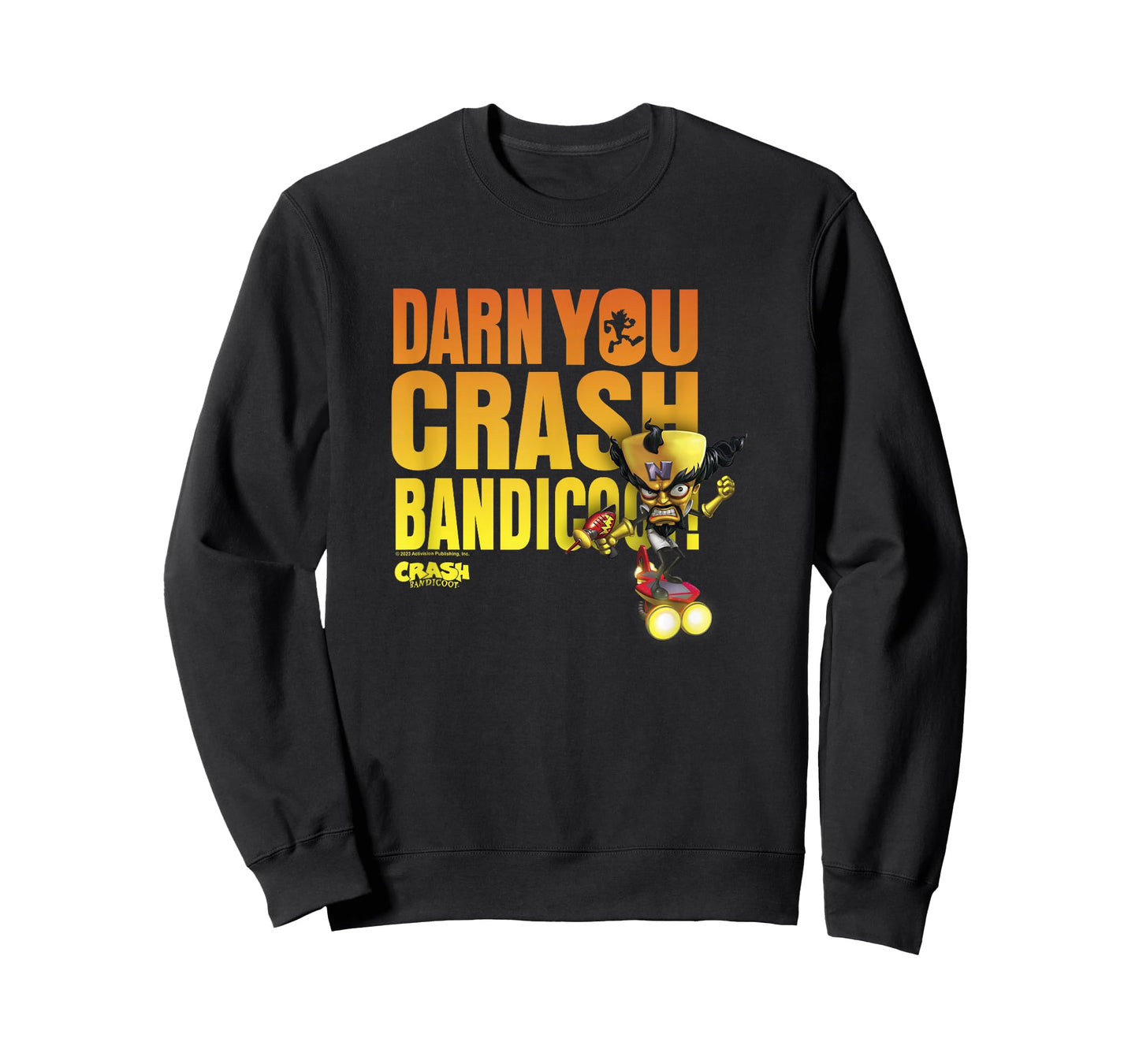 Crash Bandicoot Dr. Neo Cortex Darn You Crash Bandicoot Logo T-Shirt