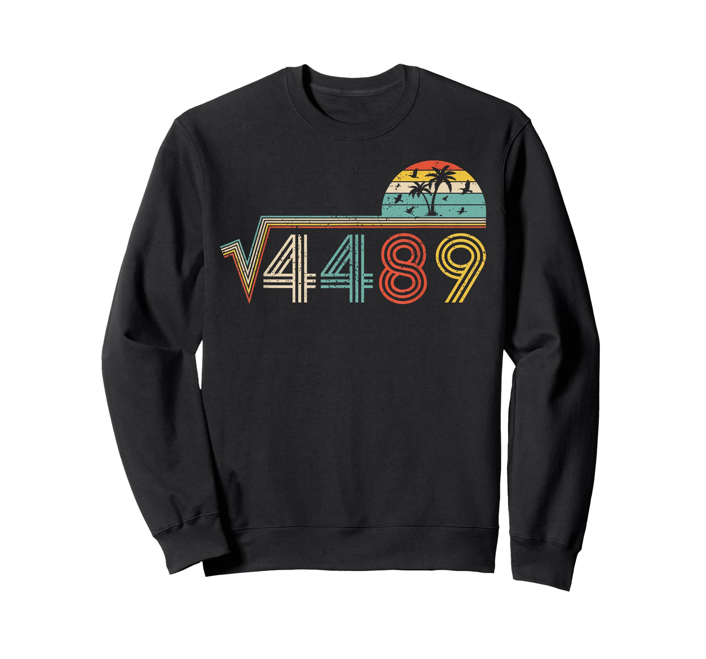 67 Vintage Meme Square Root 4489 Slang Math Teacher T-Shirt