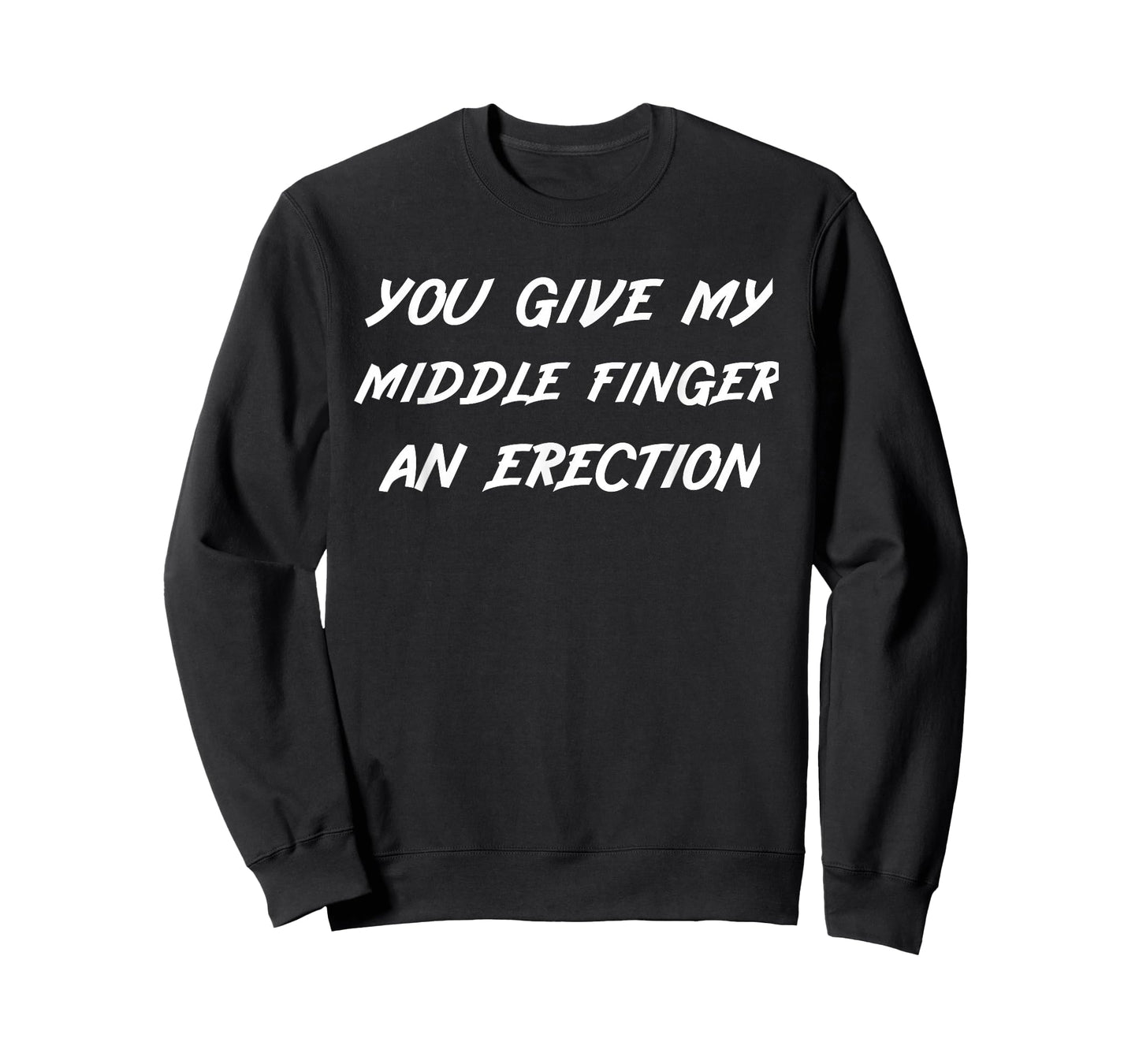Funny Middle Finger Men Crude Humor T-Shirt