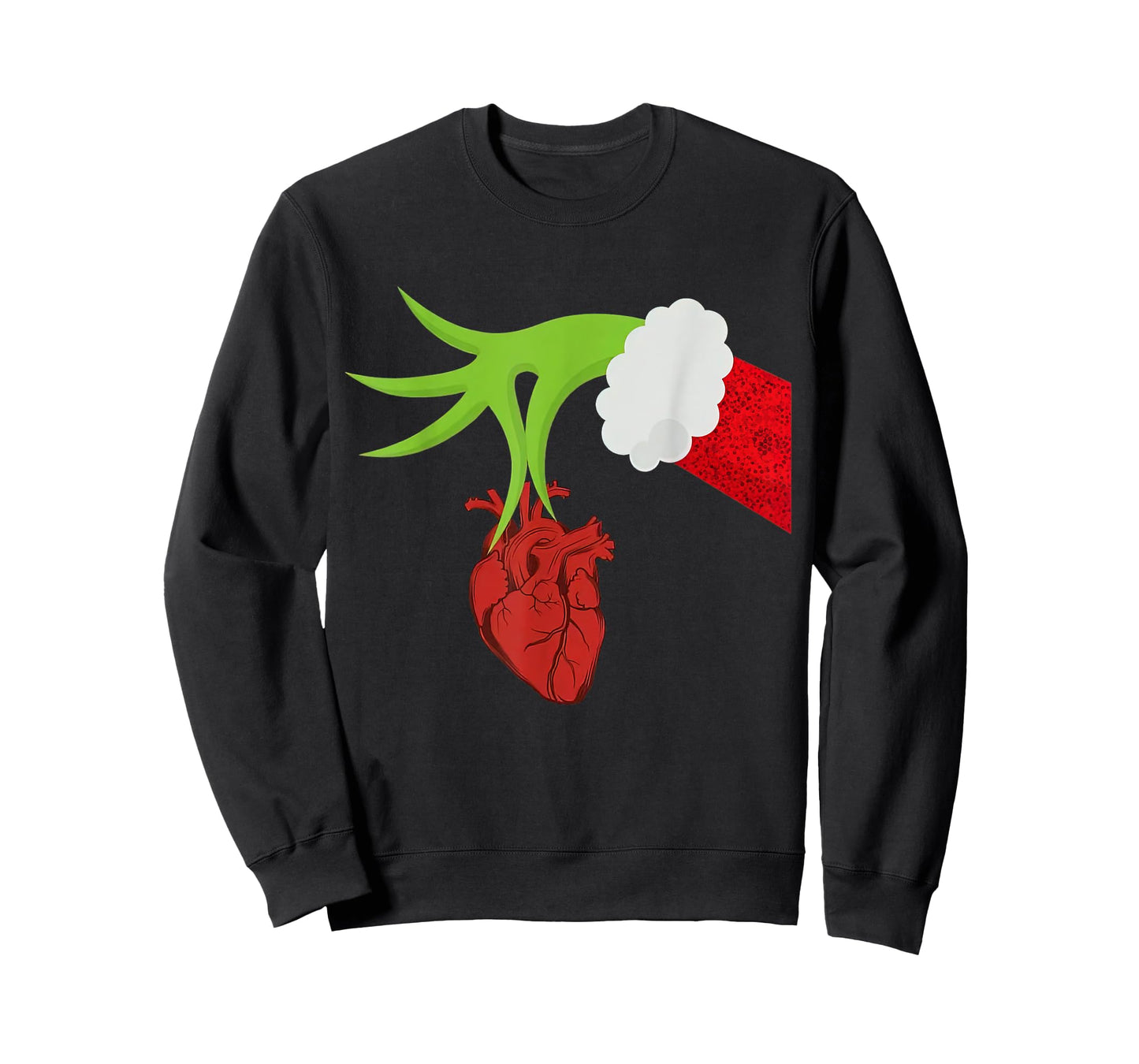 Christmas Cardiac Nurse Heart Anatomy Cardiology RN Nursing T-Shirt