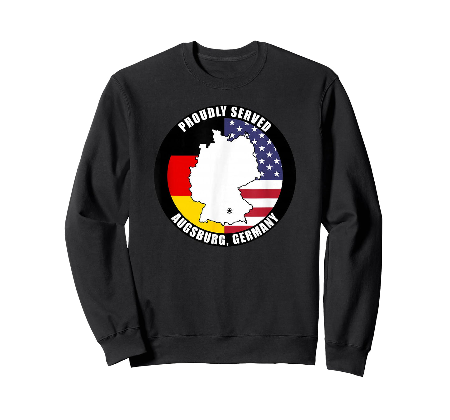 Proudly Served Augsburg Germany Military Veteran Army Vet T-Shirt