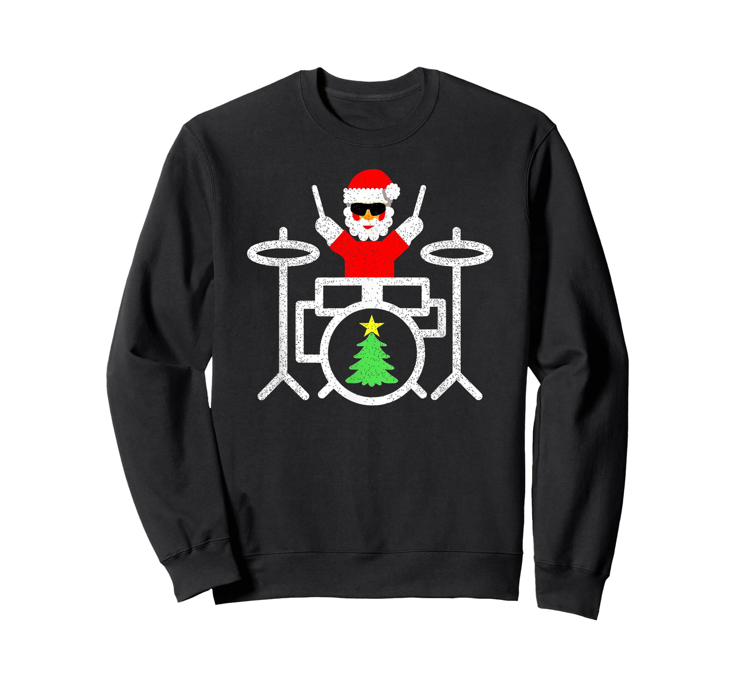Santa Drummer Funny T-Shirt
