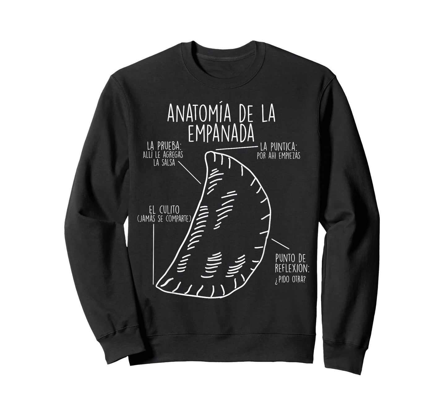 Anatomia de la Empanada for Food Lovers T-Shirt