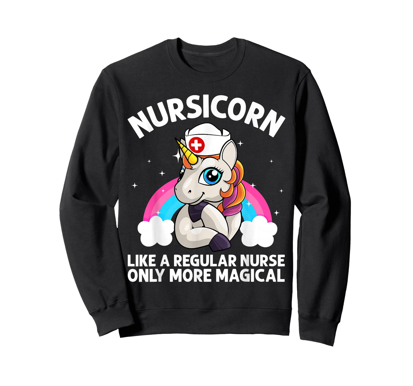 Cool Nurse For Men Women Unicorn Medical Nurses RN Nursing T-Shirt