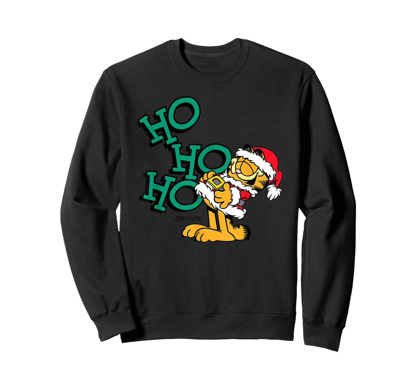 Garfield Ho Ho Ho Santa Christmas Cartoon Cat T-Shirt for Men Women Kids