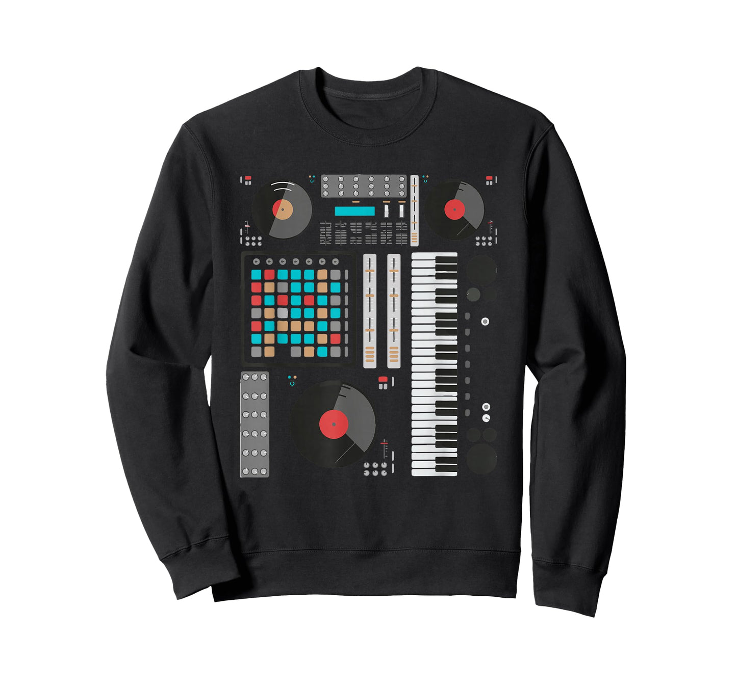 Electronic Music Synthesizer Techno Music DJ Producer T-Shirt