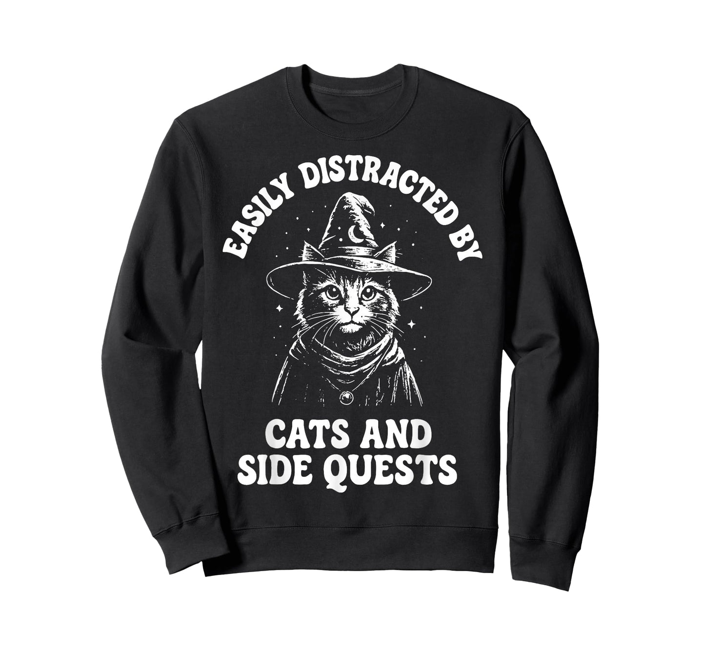 Easily Distracted By Cats And Side Quests T-Shirt