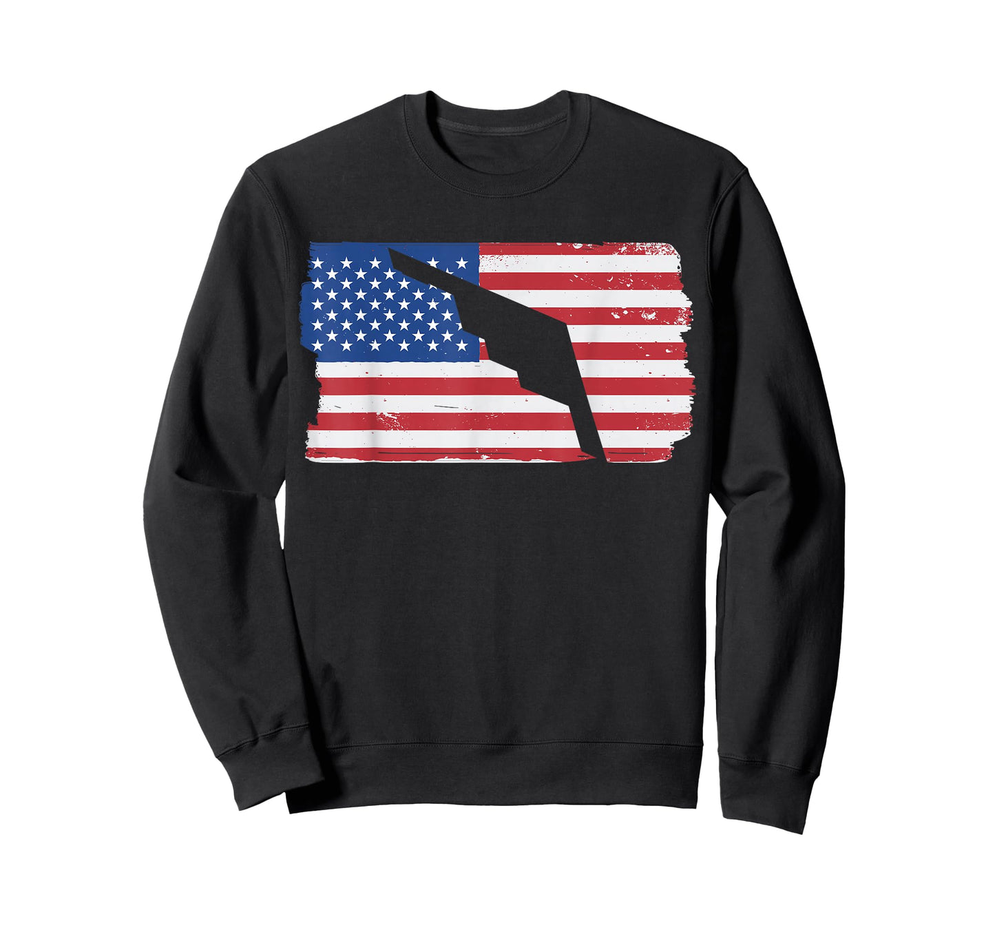 B-2 Stealth Bomber Military Airplane American Flag B2 T-Shirt